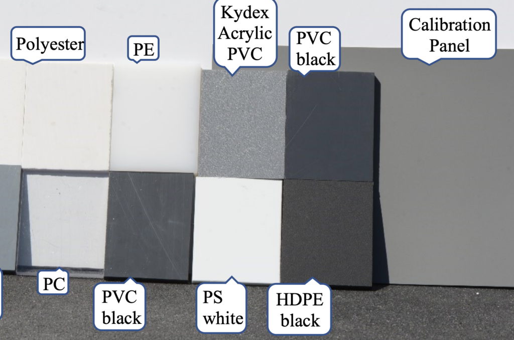 Borrowing least squares analysis from spectral unmixing to classify plastics in SWIR hyperspectral images