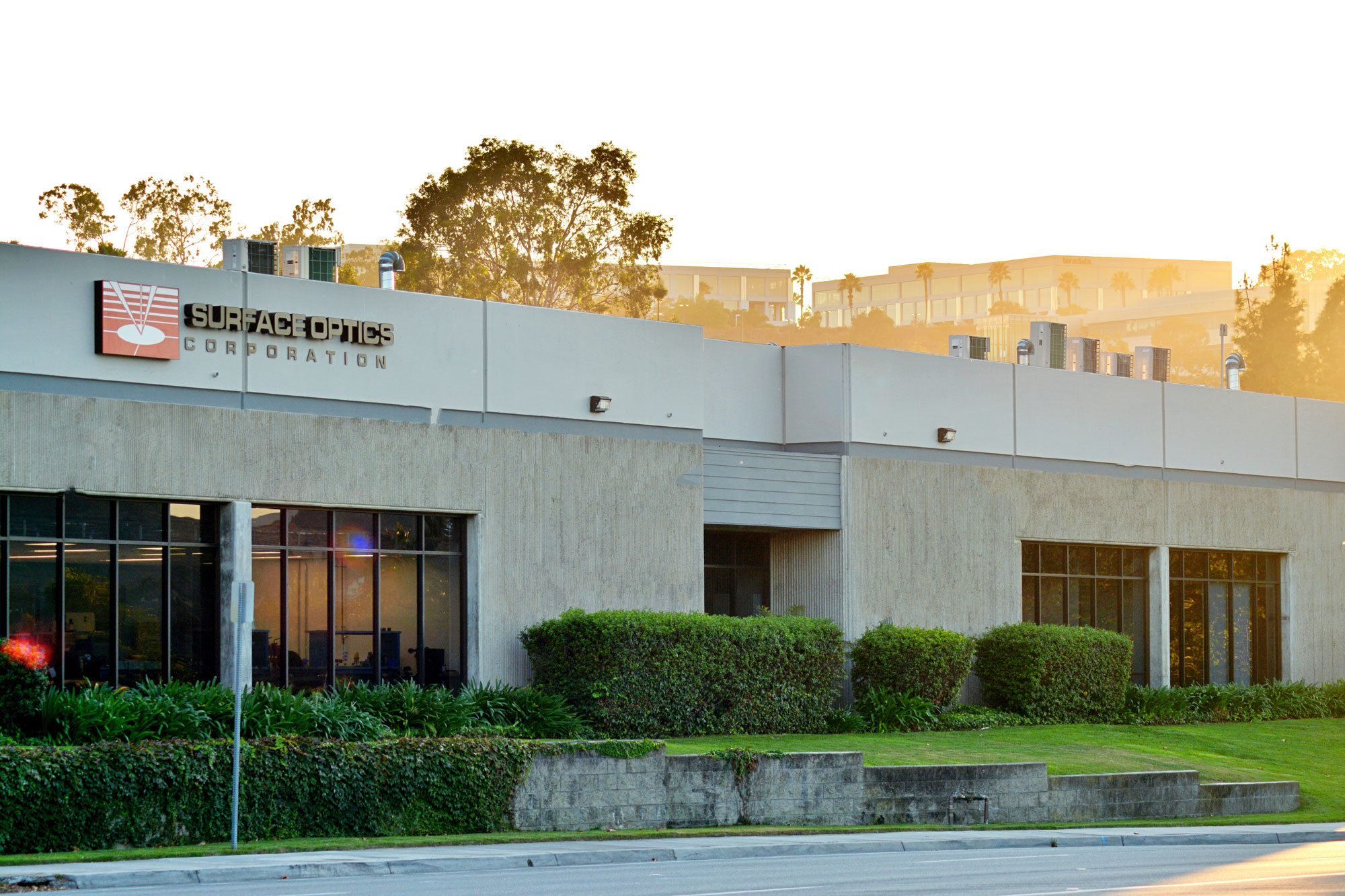 Front Exterior of Surface Optics main facility in San Diego