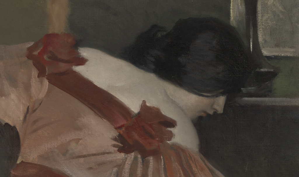 A John White Alexander painting A comparison of imaging technologies for resolving a painting under another painting