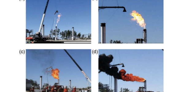 Validation of a new method for measuring and continuously monitoring the efficiency of industrial flares