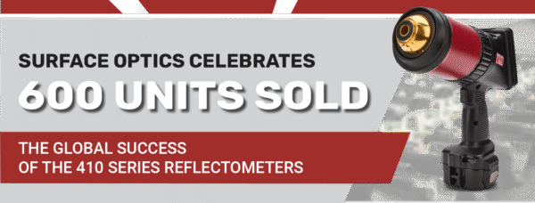 Celebrating 600 Units Sold: The Global Success of the 410 Series Reflectometer